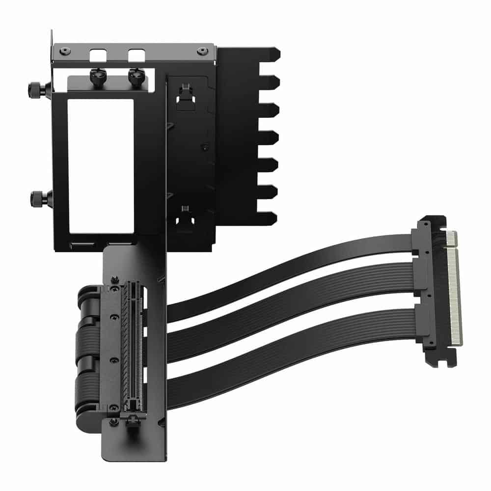 (image for) Fractal Flex 2 Black Universal Vertical GPU Bracket & Riser